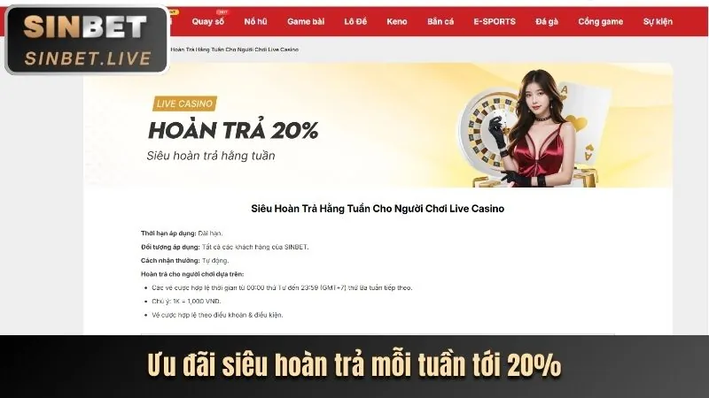 Các loại ưu đãi VB777 Code